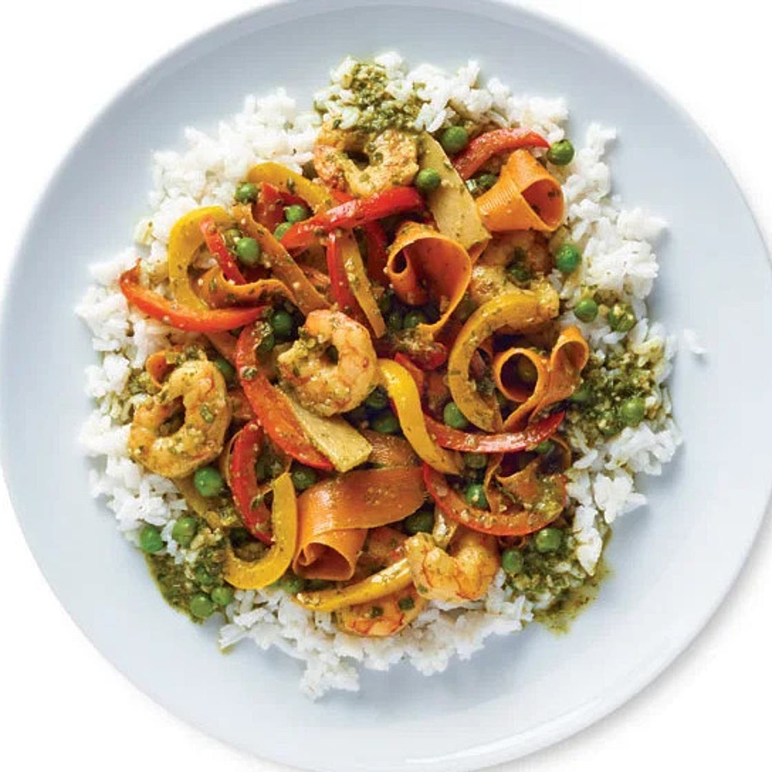 Thai Red Curry Shrimp