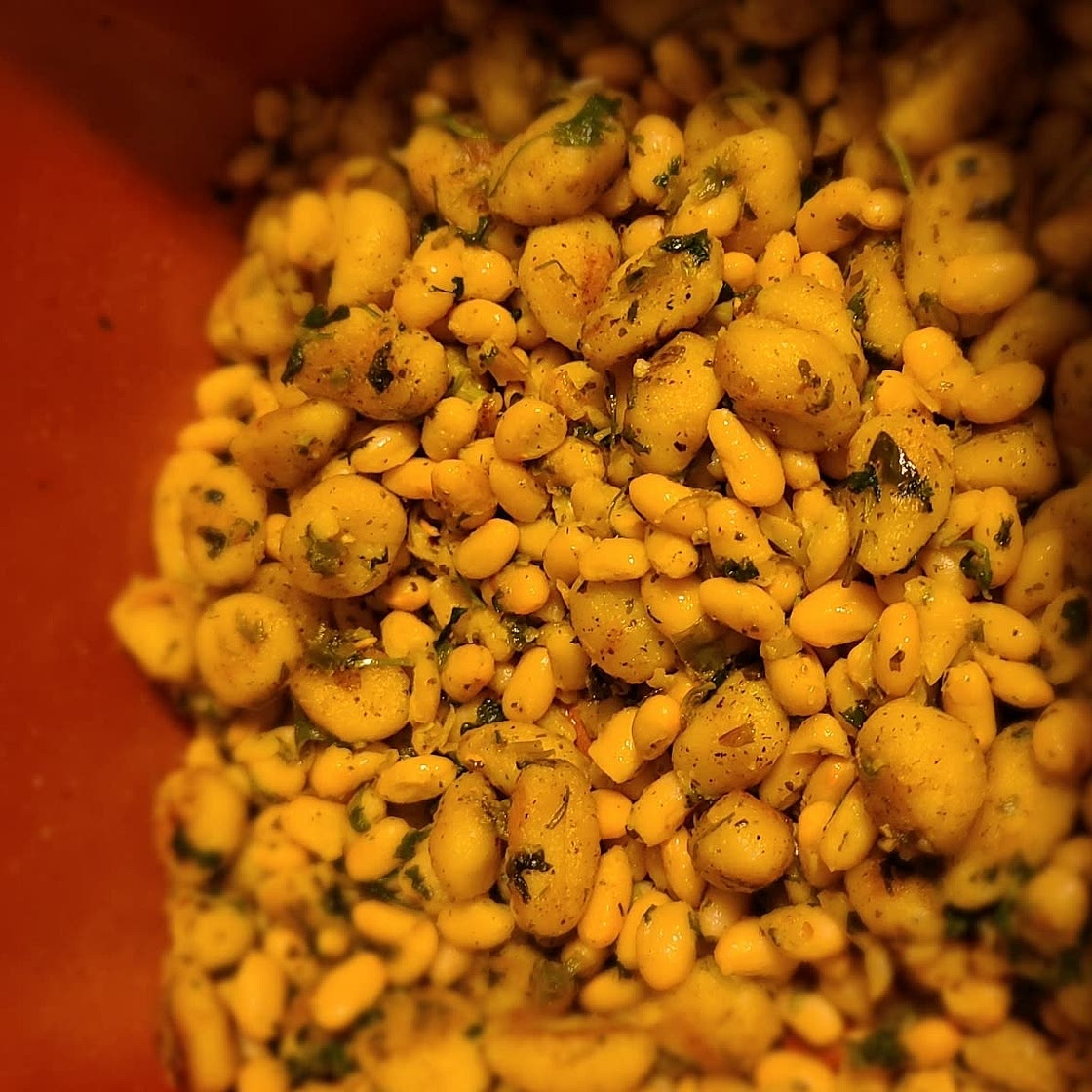 Creamy White Beans With Herb Oil