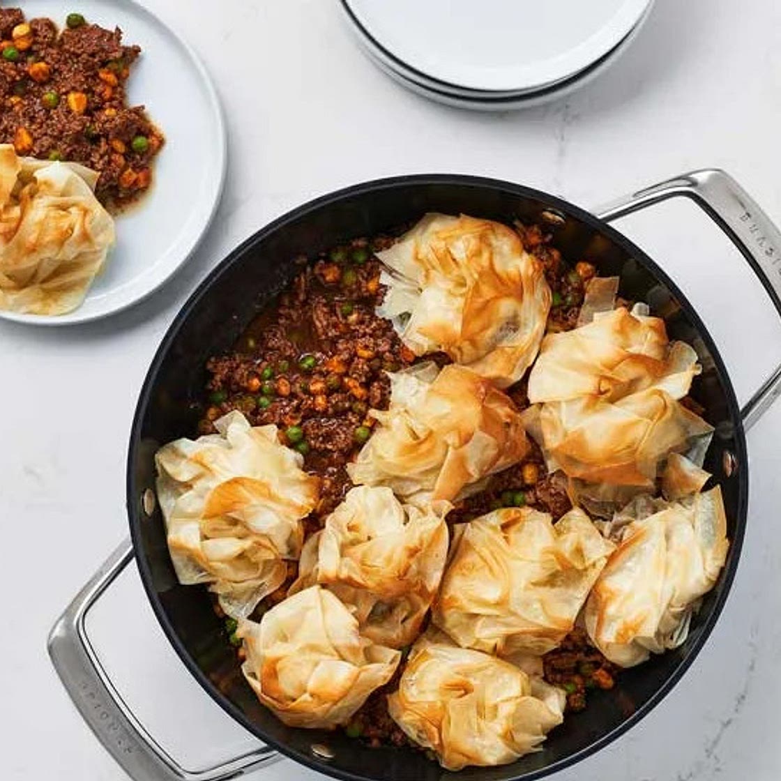 Phyllo Meat "Pie"
