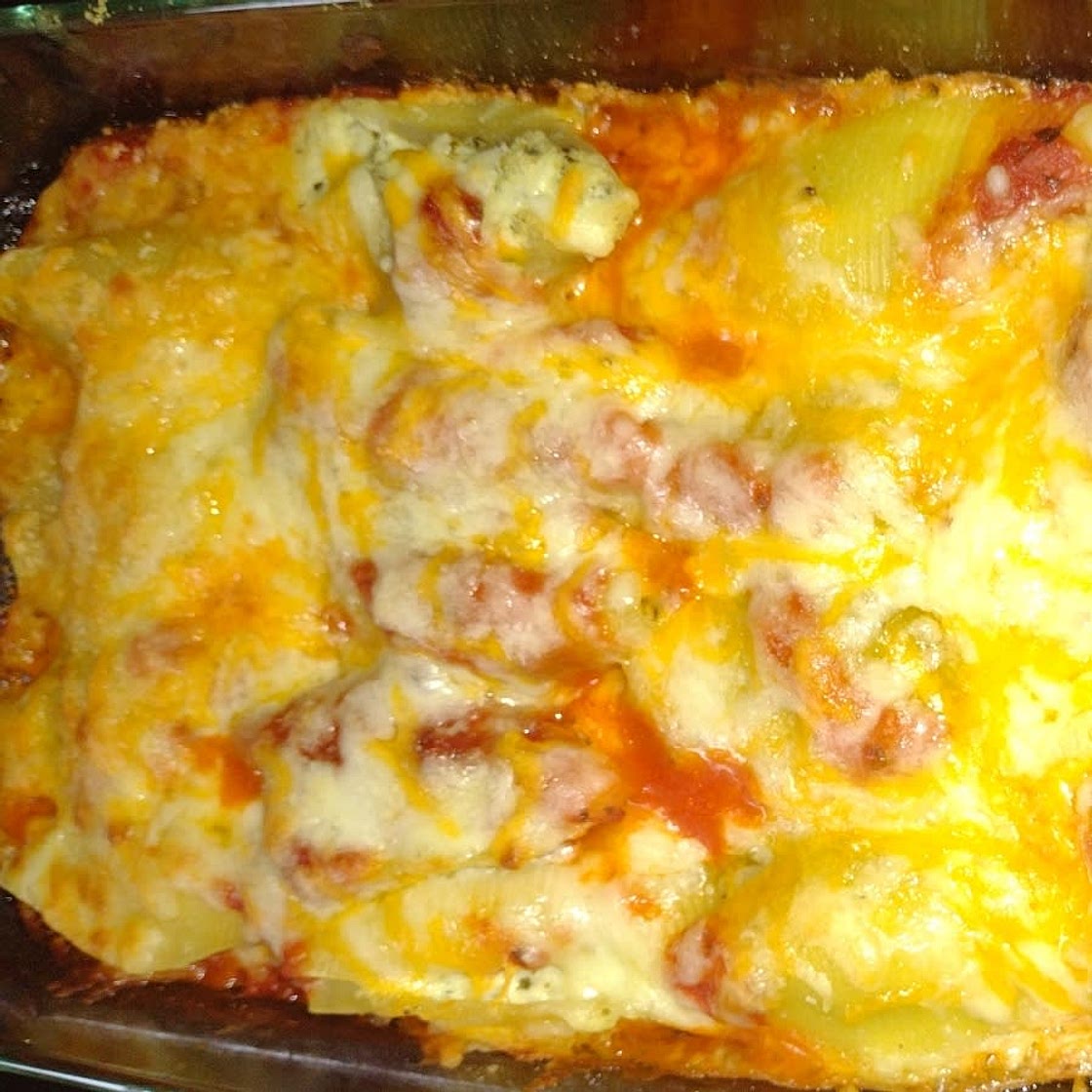 Easy Baked Manicotti