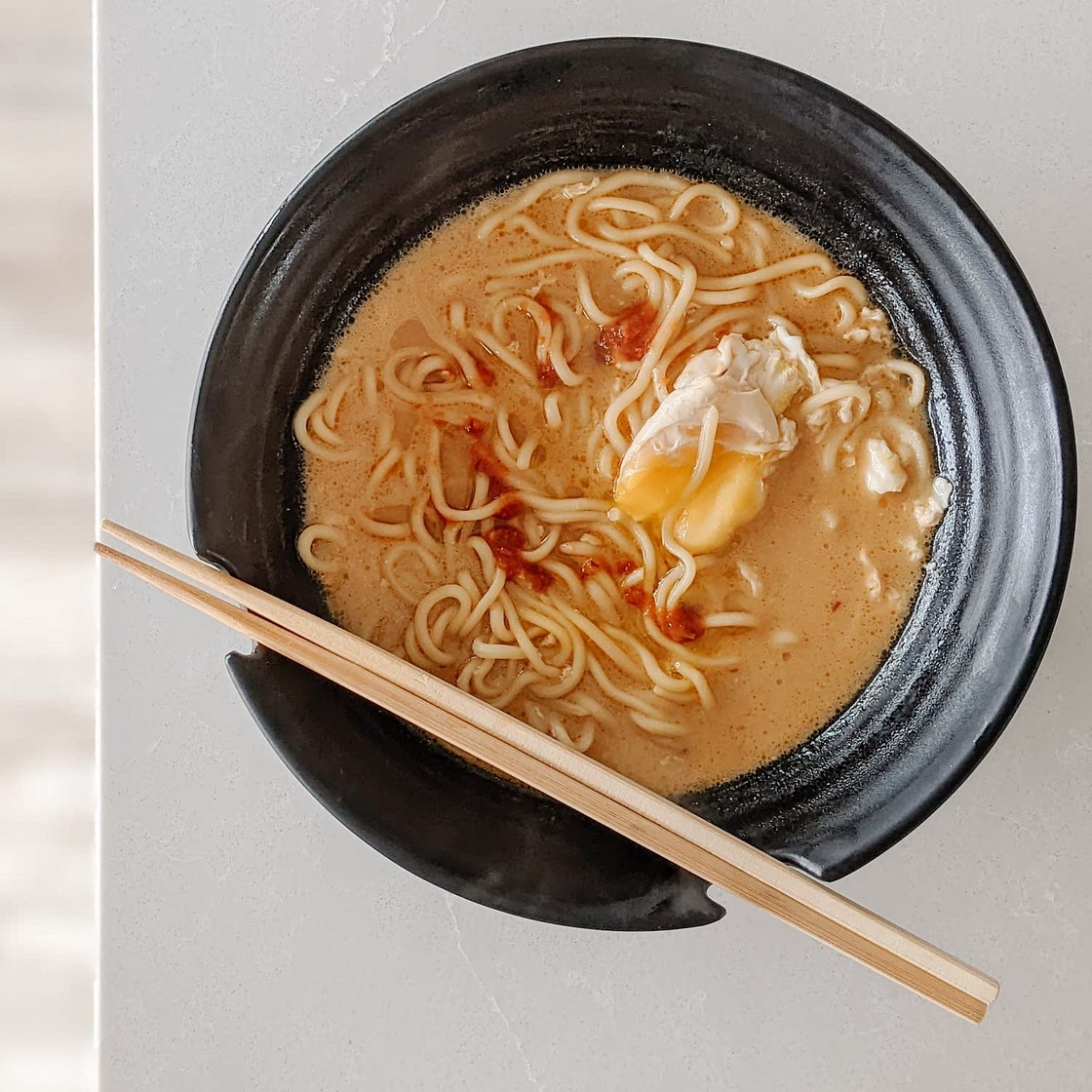 25 Minute Chili Oil Egg Ramen