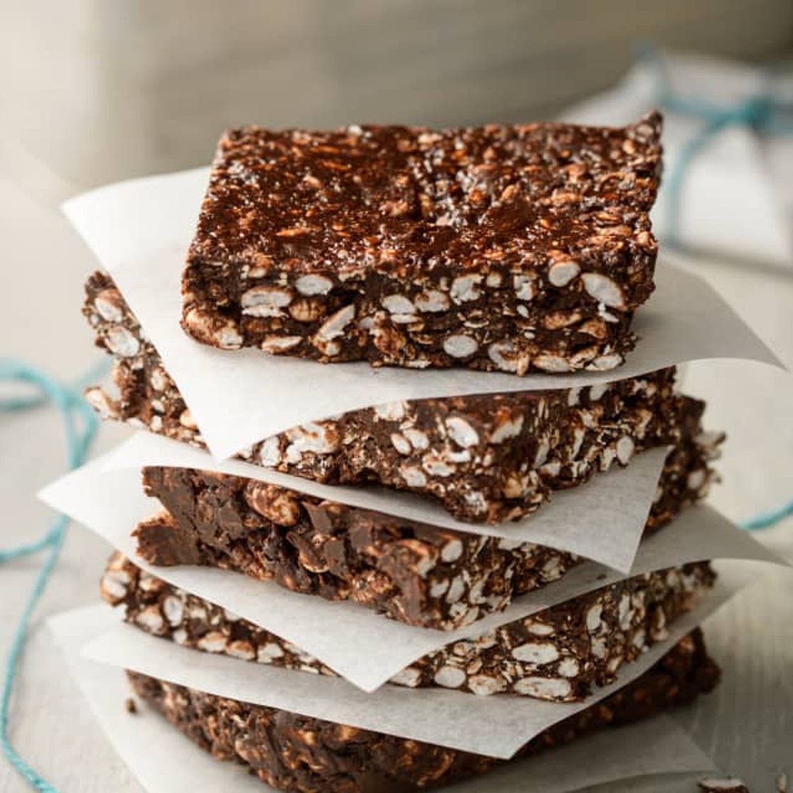 Chewy Mint Choc Protein Bites