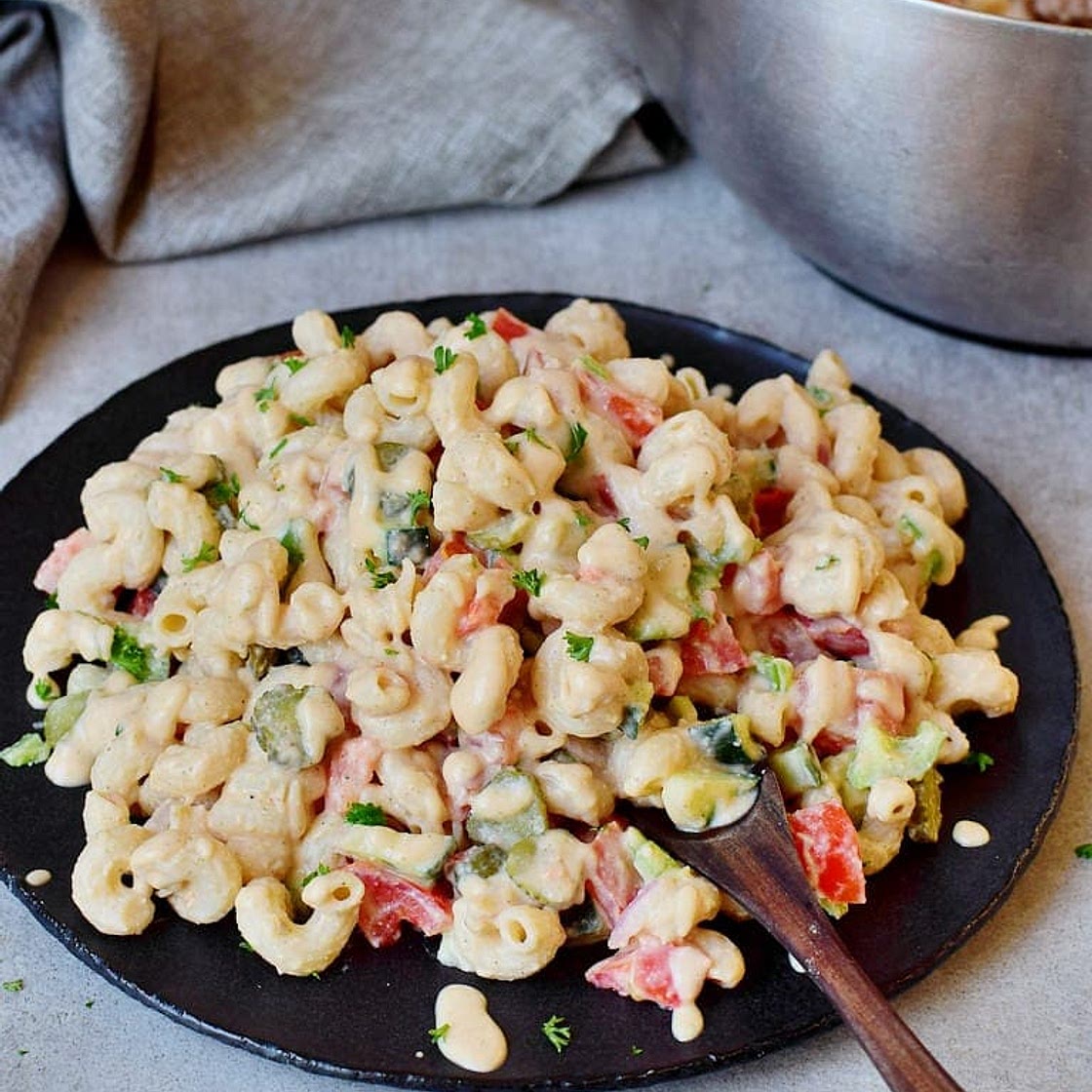 Creamy Vegan Pasta Salad