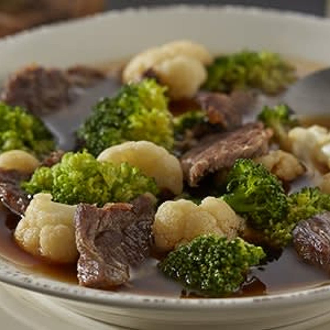 Slow Cooker Beef & Vegetable Soup