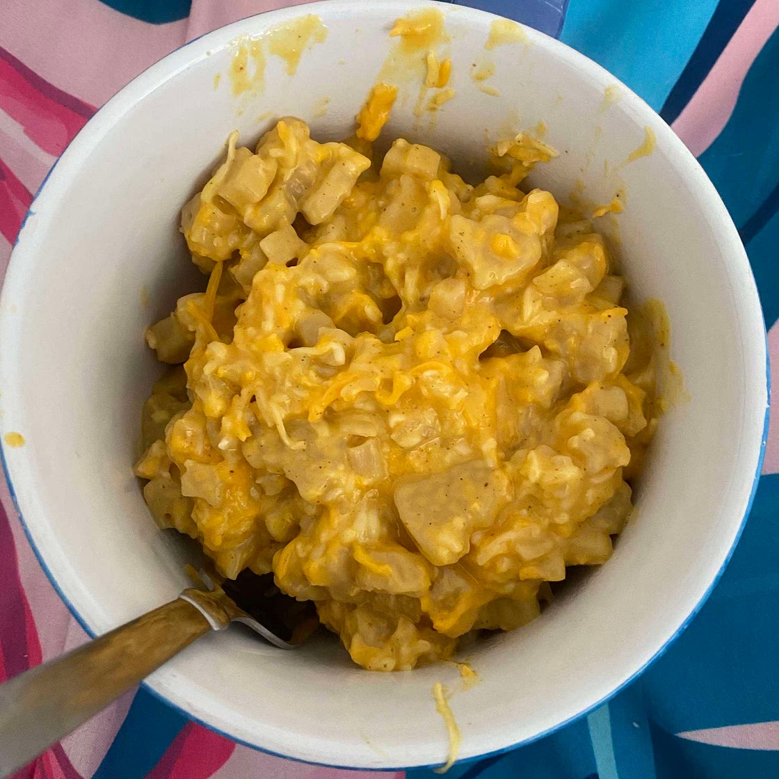 Extra cheesy Mack and cheese 