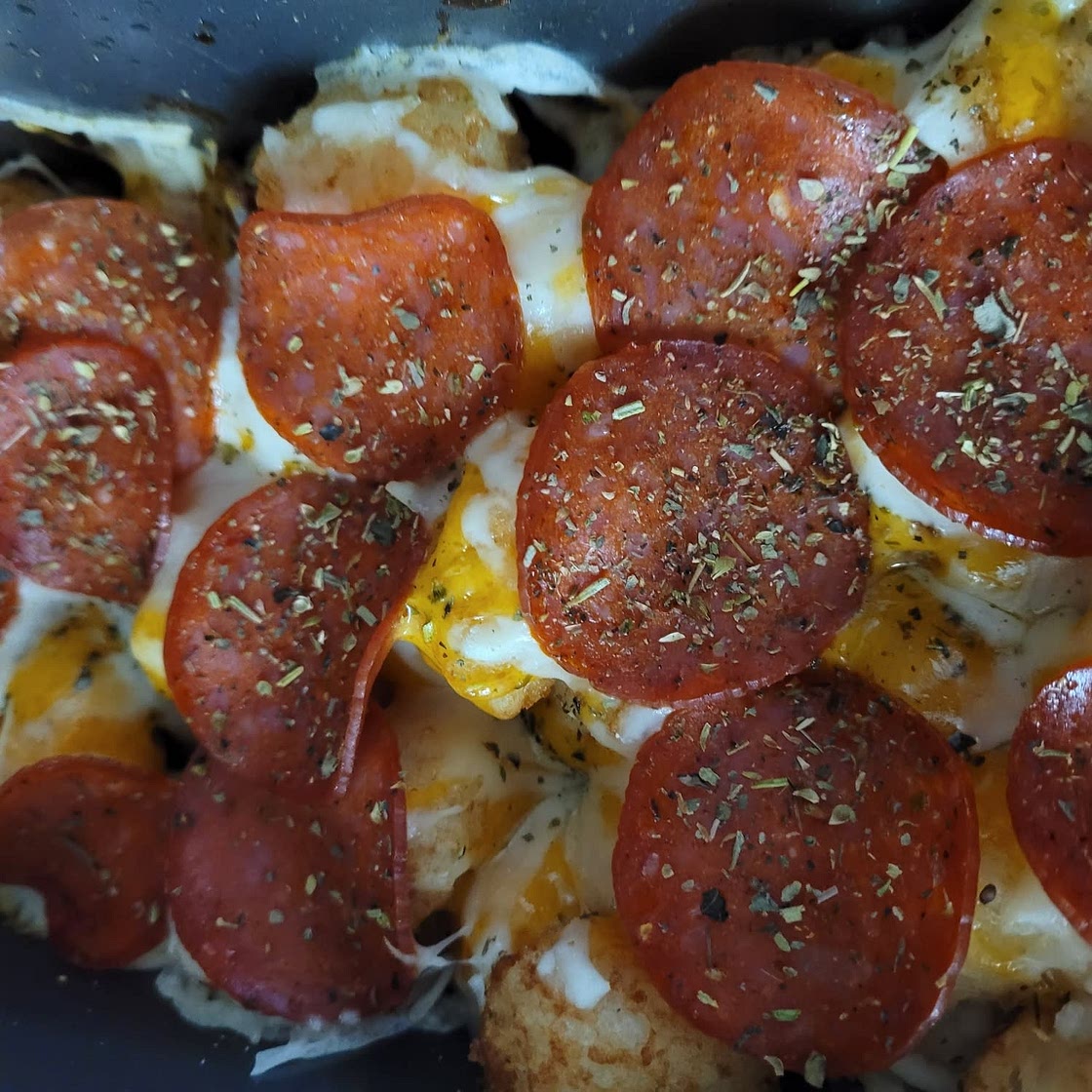 Pizza Tater Tot Casserole