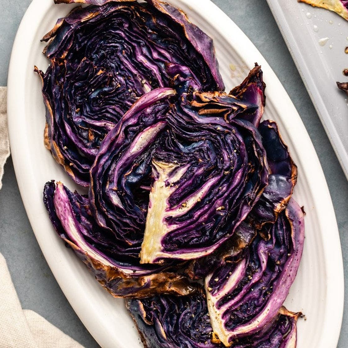 Roasted Red Cabbage