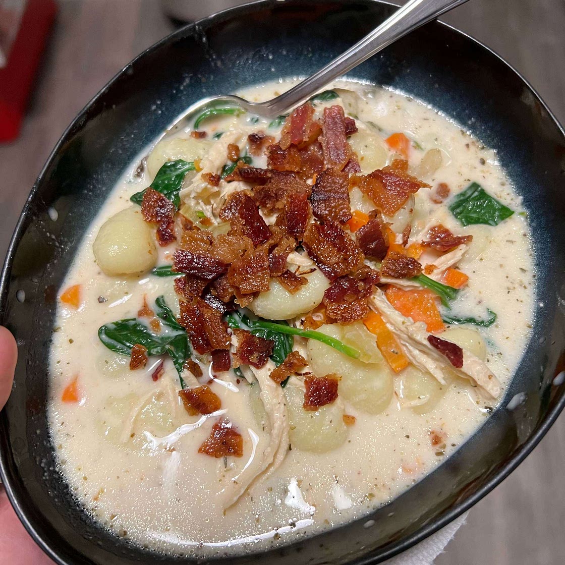 Crockpot Chicken Gnocchi Soup