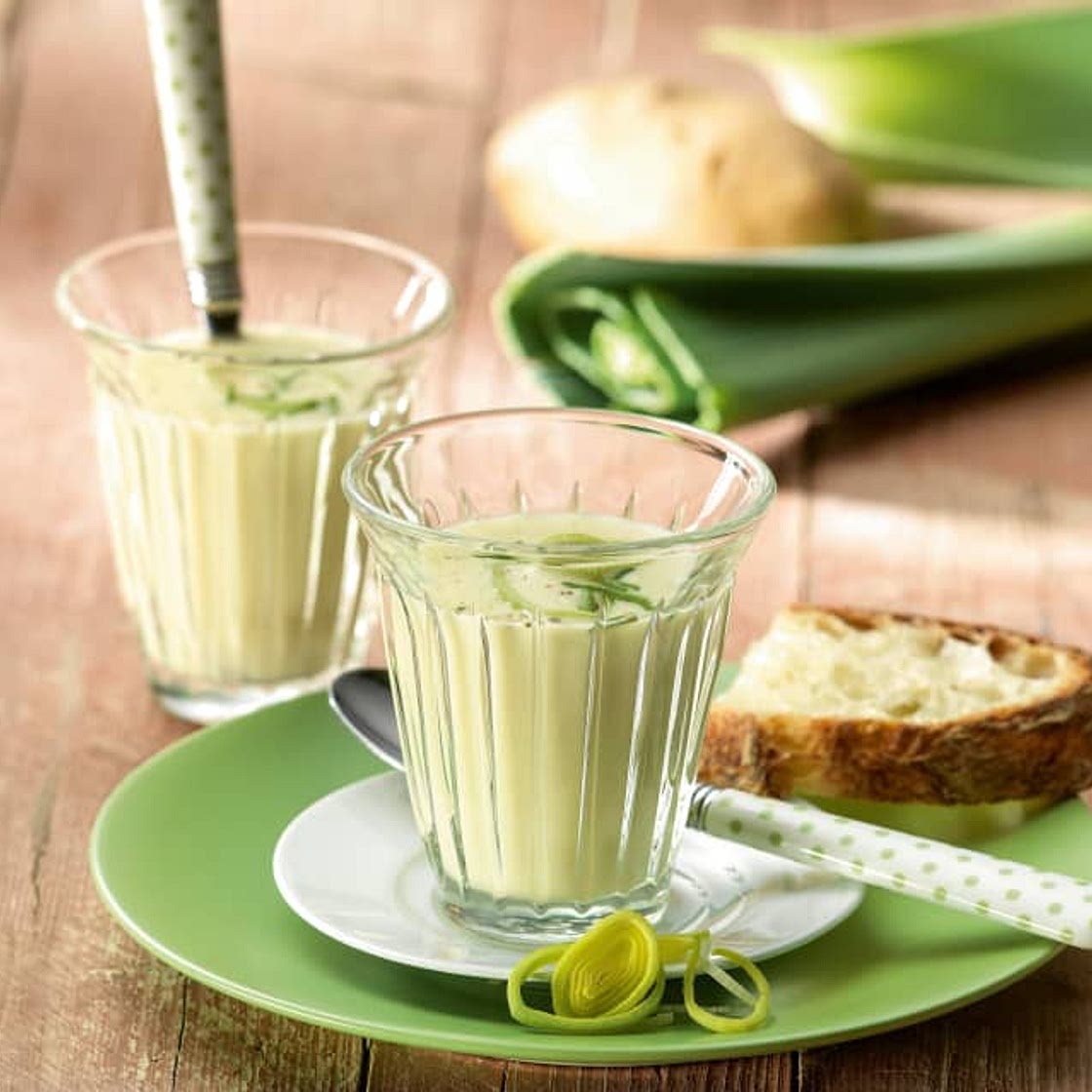 Leek and potato soup