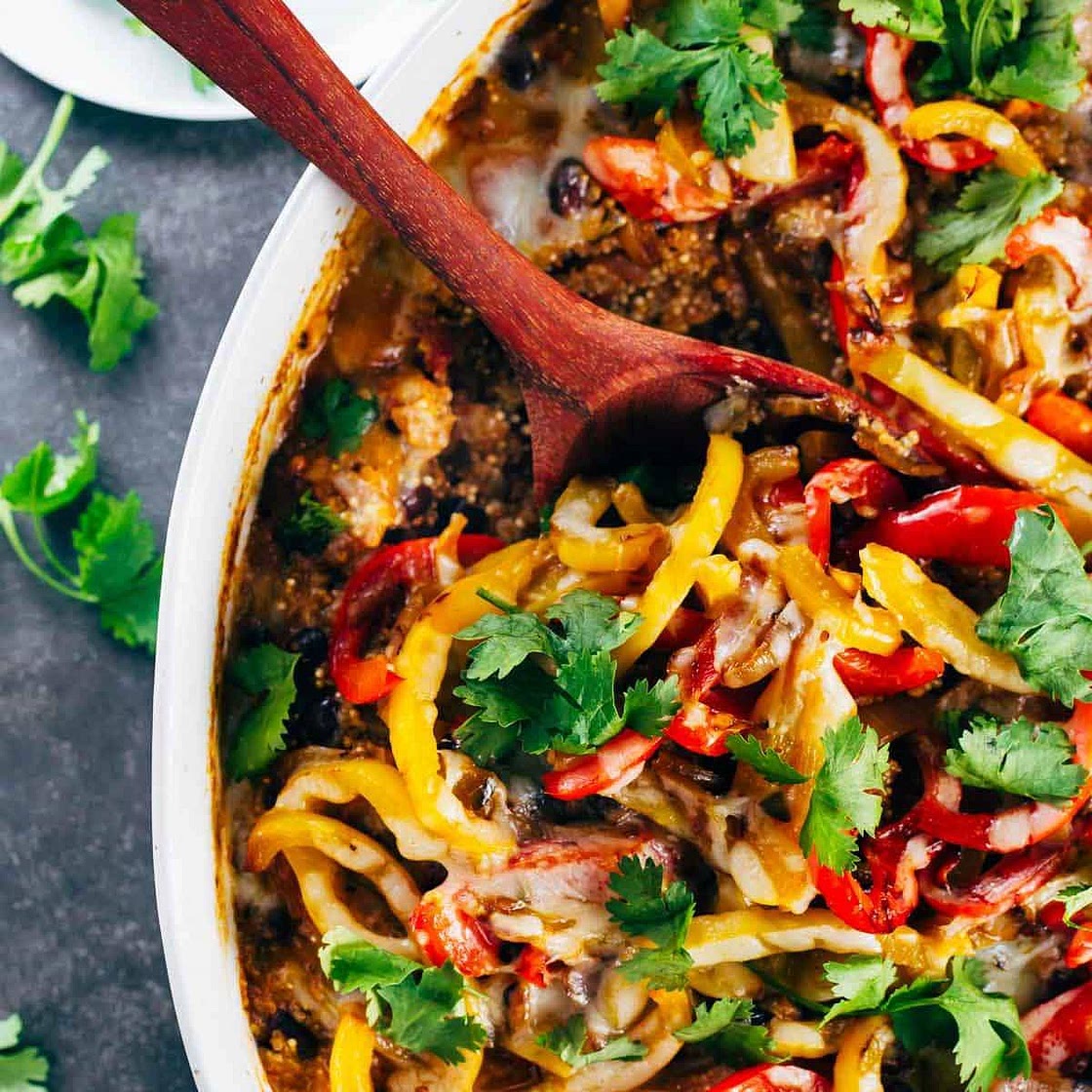 Easy Mexican Chicken Quinoa Casserole