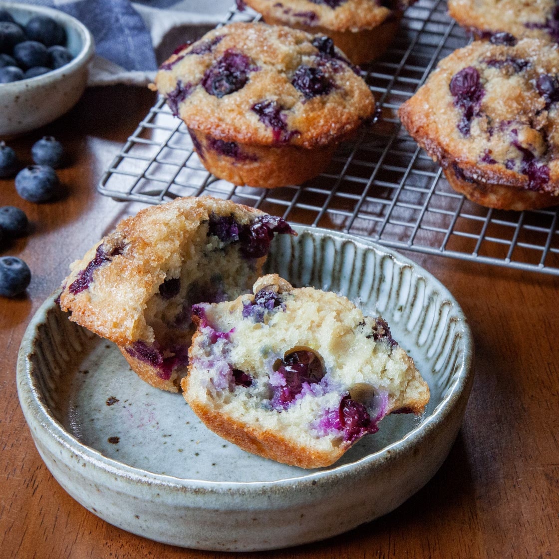 The Best Blueberry Muffins