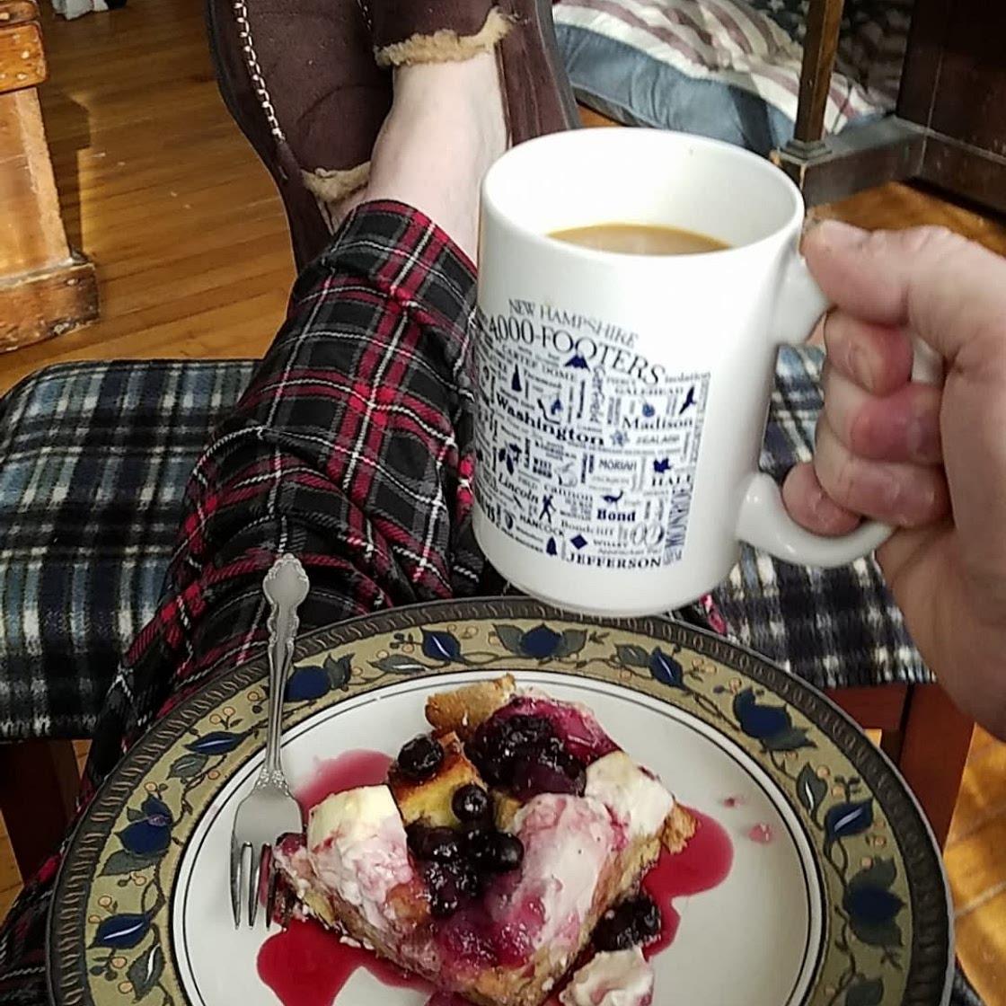 Blueberry Cream Cheese French Toast Casserole