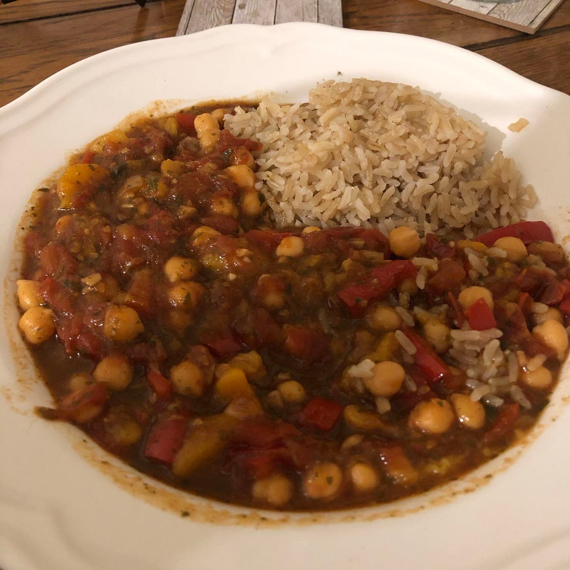 Peach & Chickpea Curry, 61p [A Girl Called Jack]