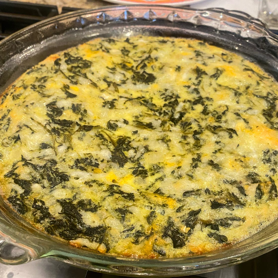 Crustless Spinach Quiche