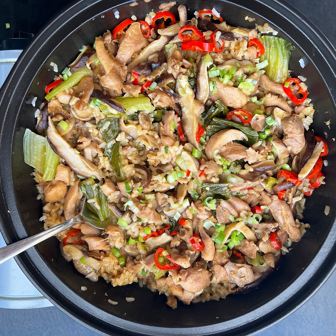 One Pot Chinese Chicken & Rice — SAM THE COOKING GUY
