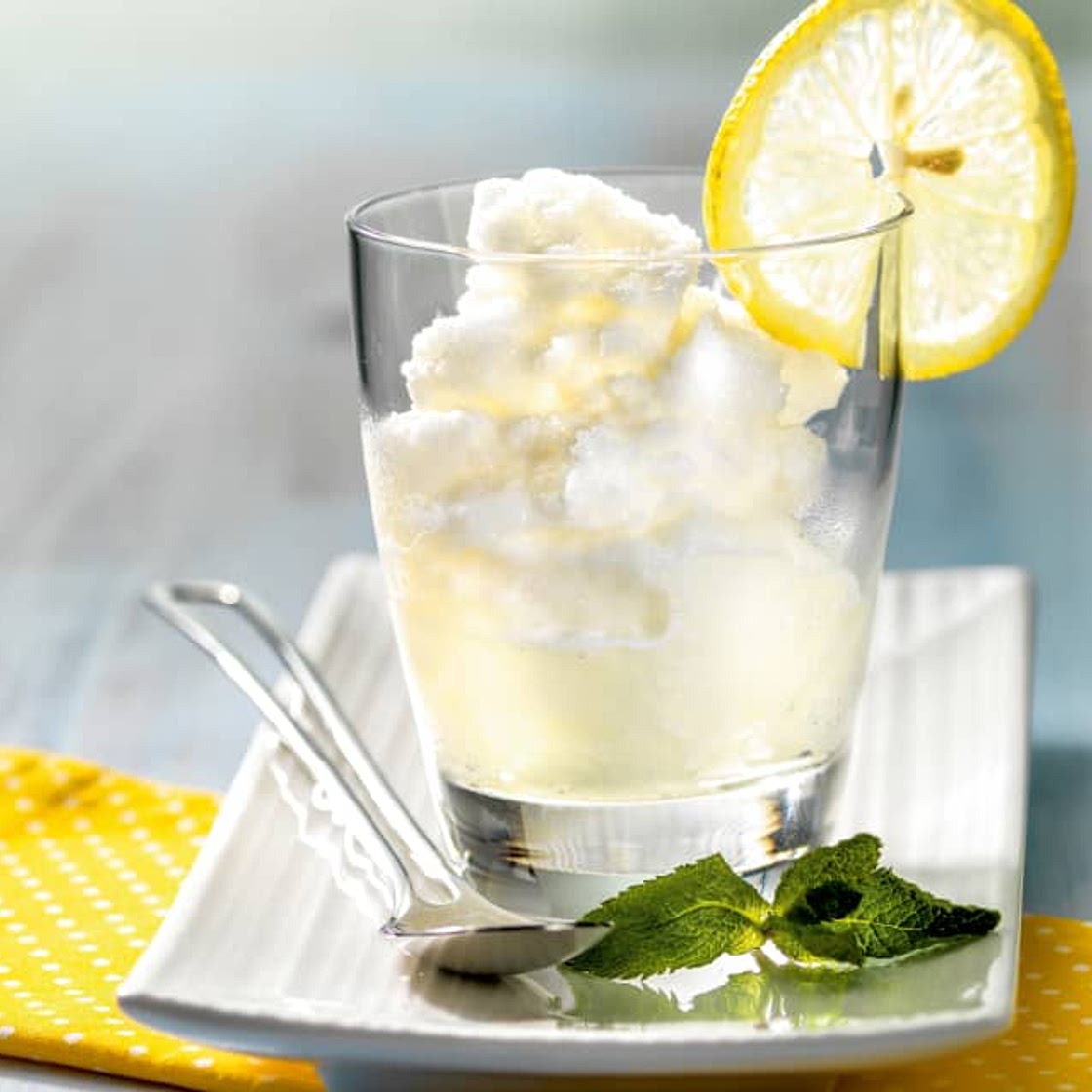Lemon sorbet
