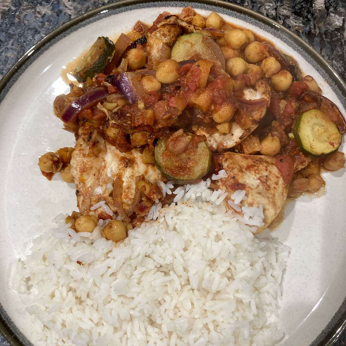 Ras el Hanout Chicken Tray Bake | Slimming & Weight Watchers Friendly