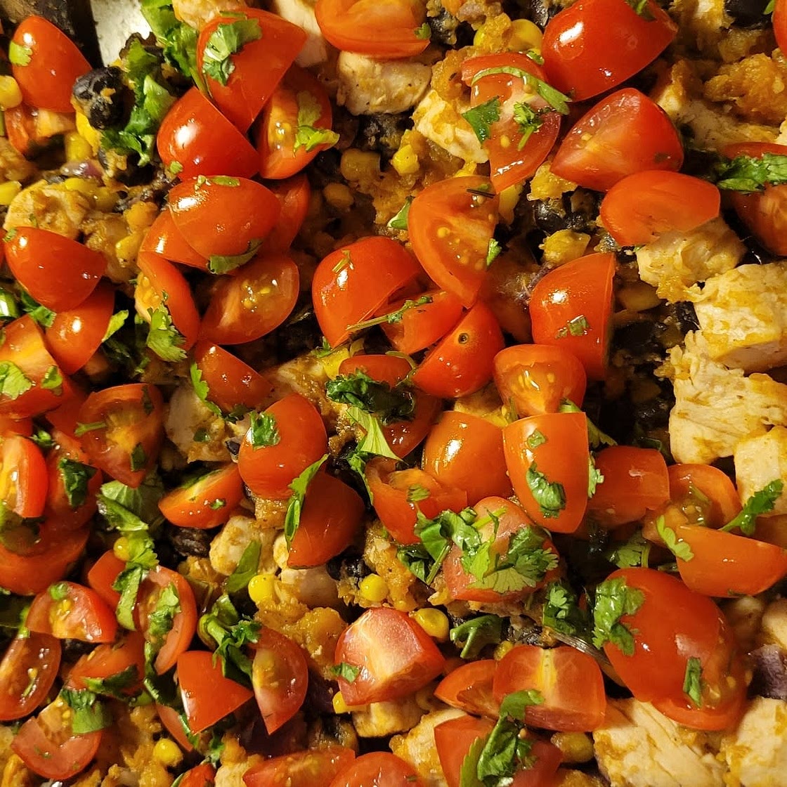 Mexican Honey-Lime Chicken and Veggie Skillet Recipe