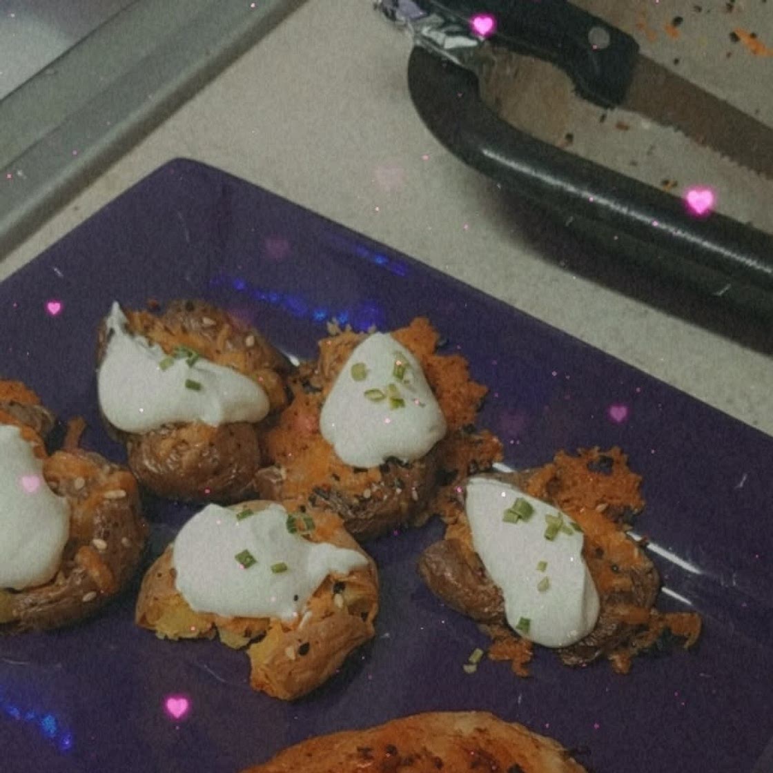 Loaded Smashed Potatoes