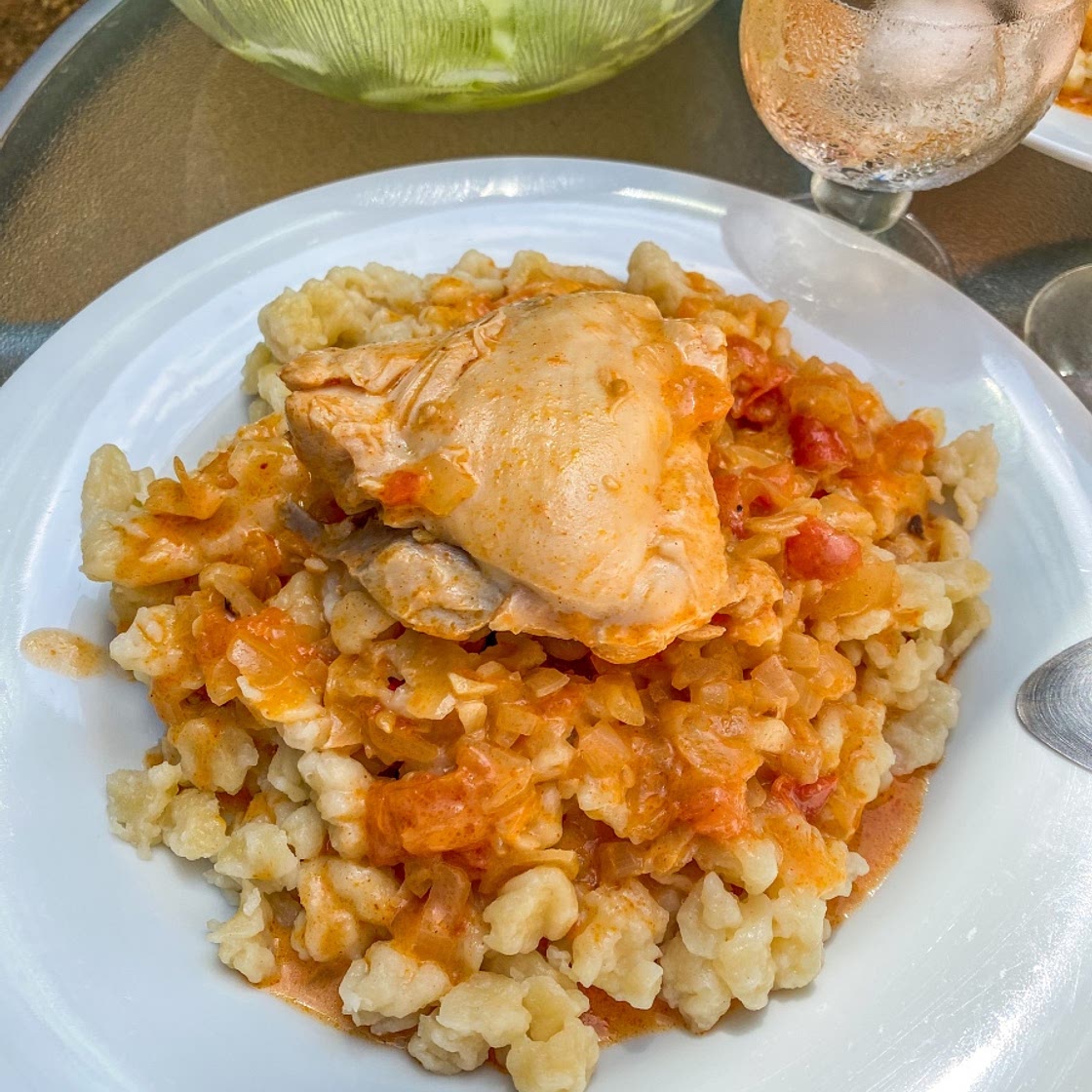 Chicken paprikash