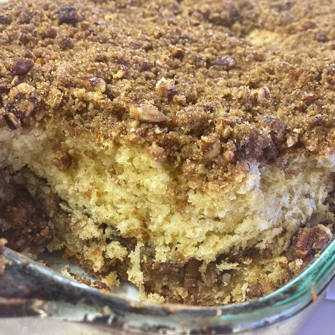 Pecan Sour Cream Coffee Cake