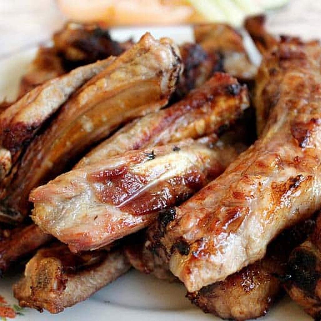 Charcoal Grilled Ribs