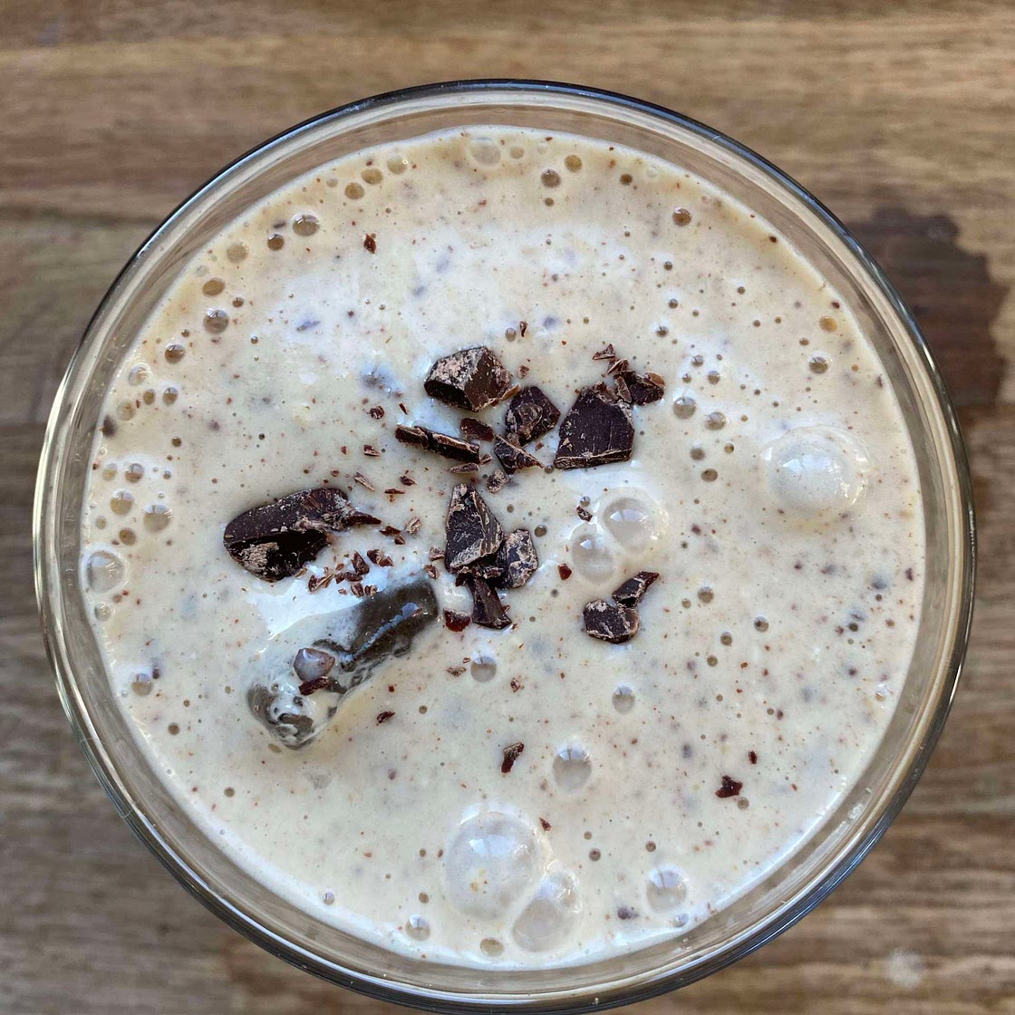 Peanut butter and banana shake 
