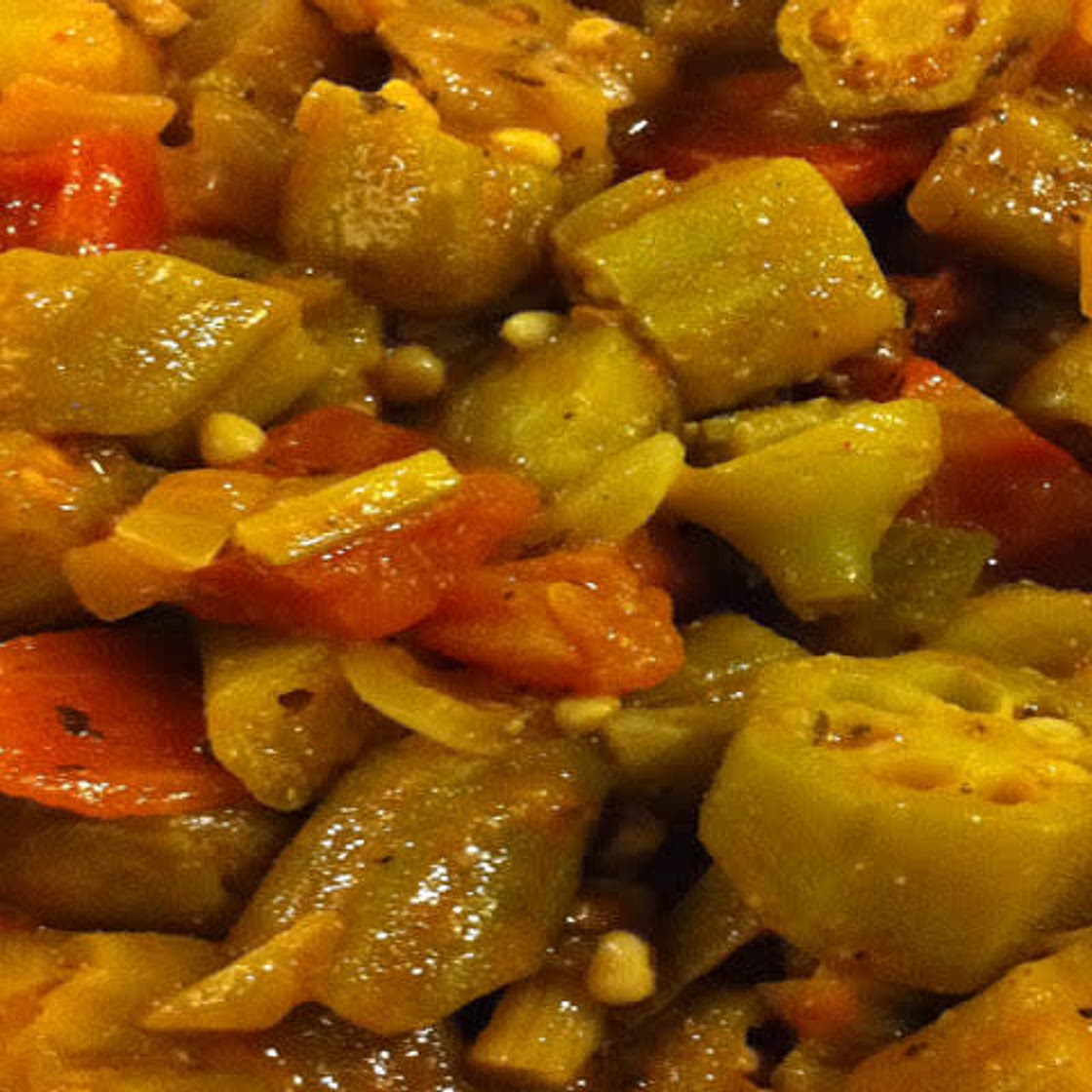 Okra and Tomatoes 