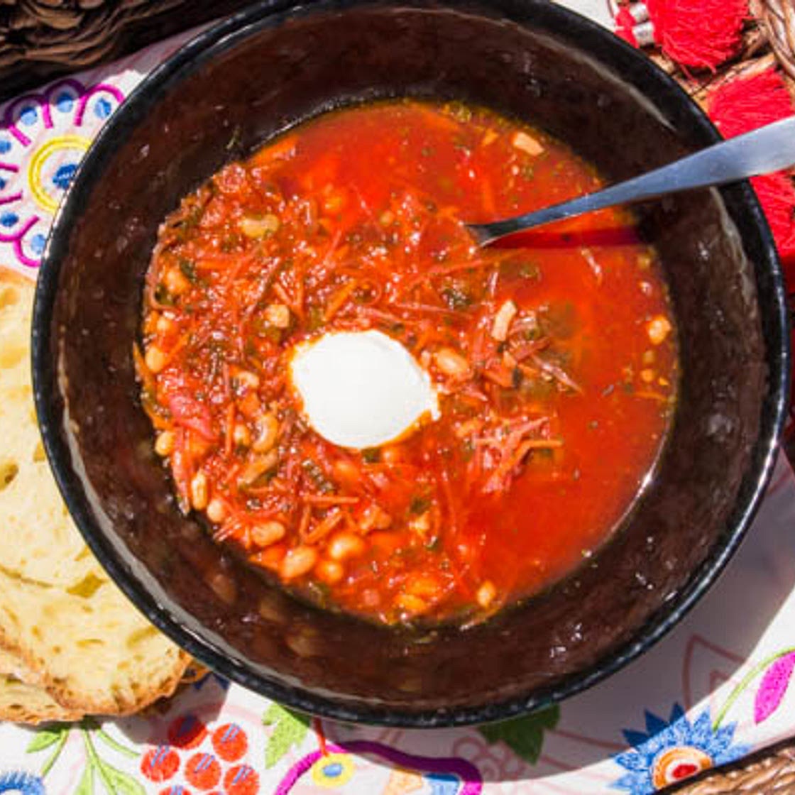 Borsch with Beans