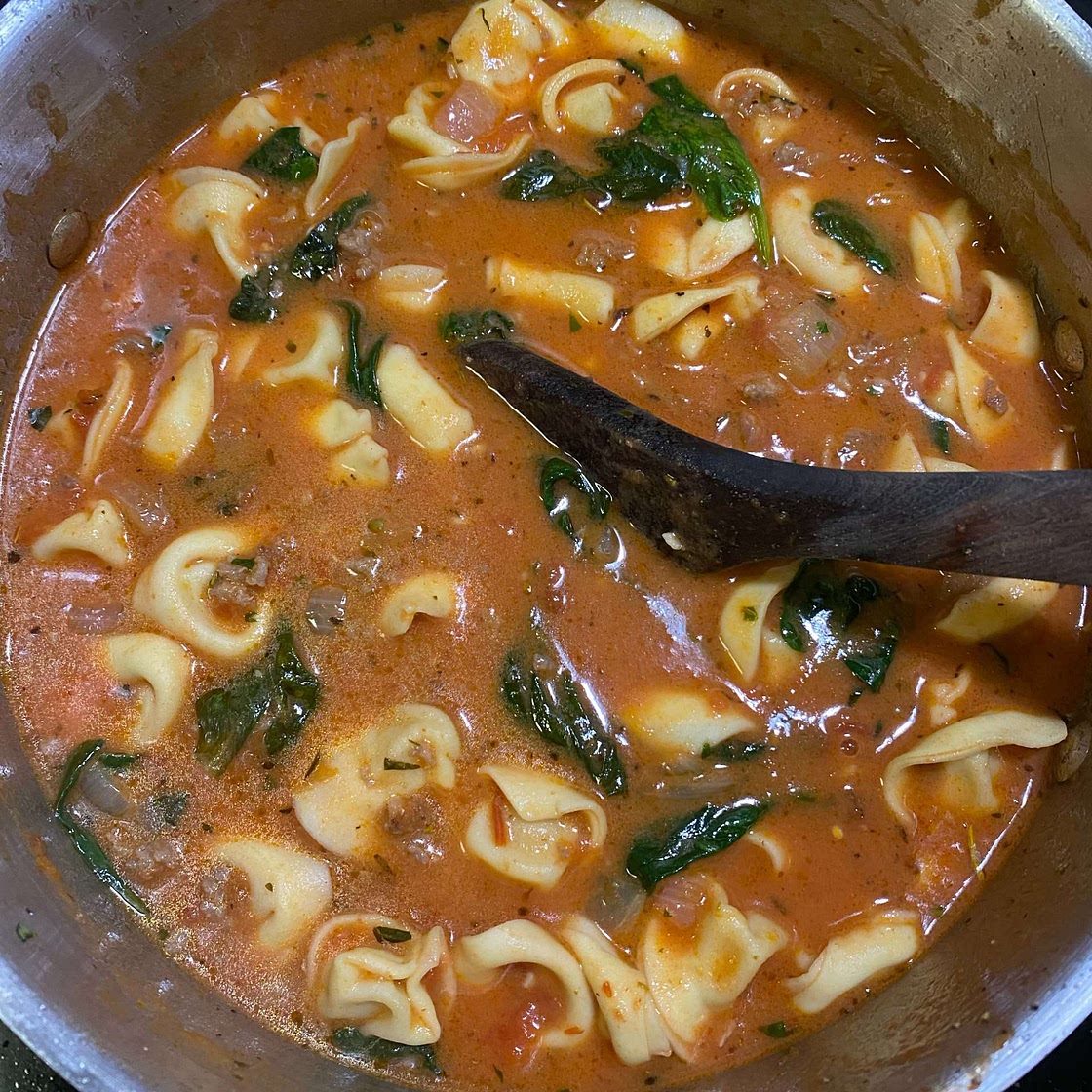Creamy Tortellini Soup