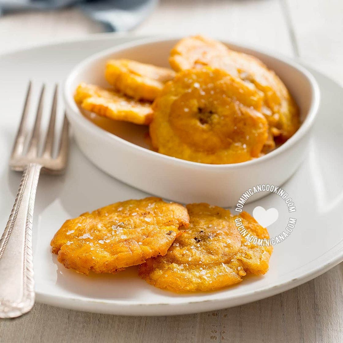 [Recipe + Video] Tostones (Flattened Fried Plantains)