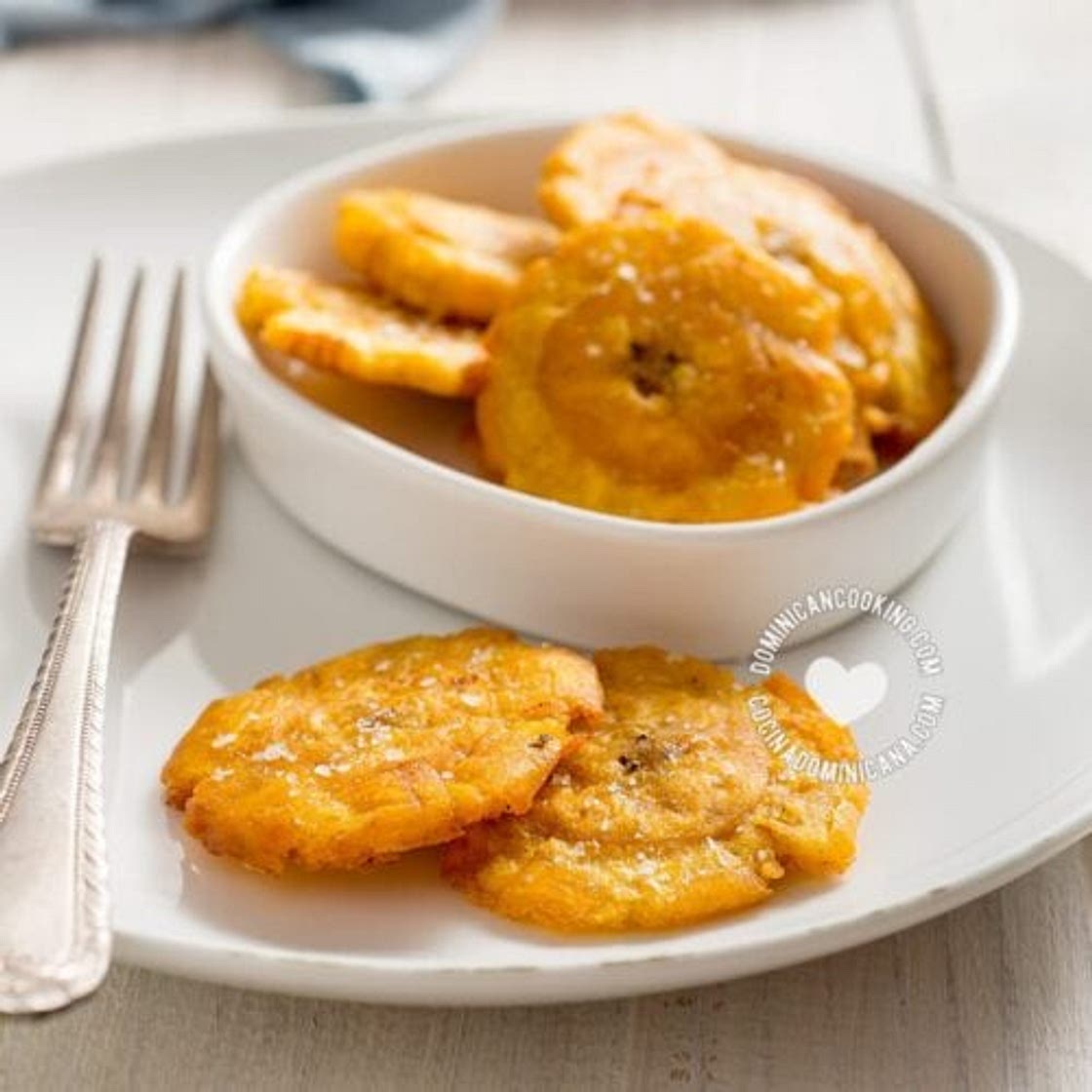 [Recipe + Video] Tostones (Flattened Fried Plantains)