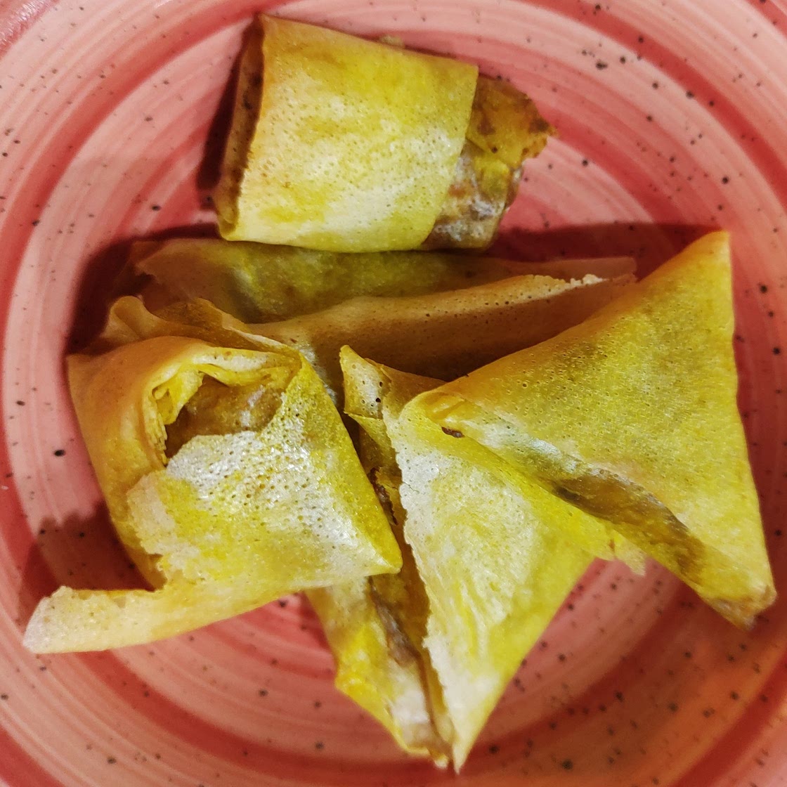 Nems poulet carottes curry