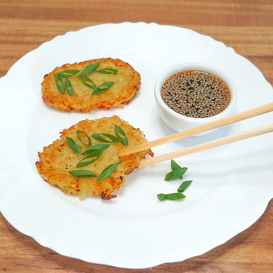 ๐ฐ๐ท Korean Potato Pancakes Gamjajeon ๊ฐ์์ 