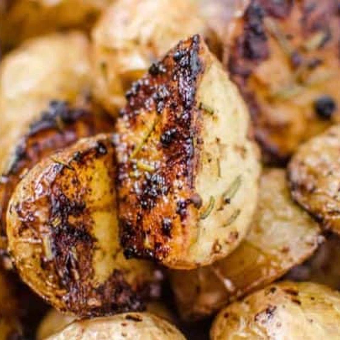 Crispy Oven Rosemary Balsamic Potatoes
