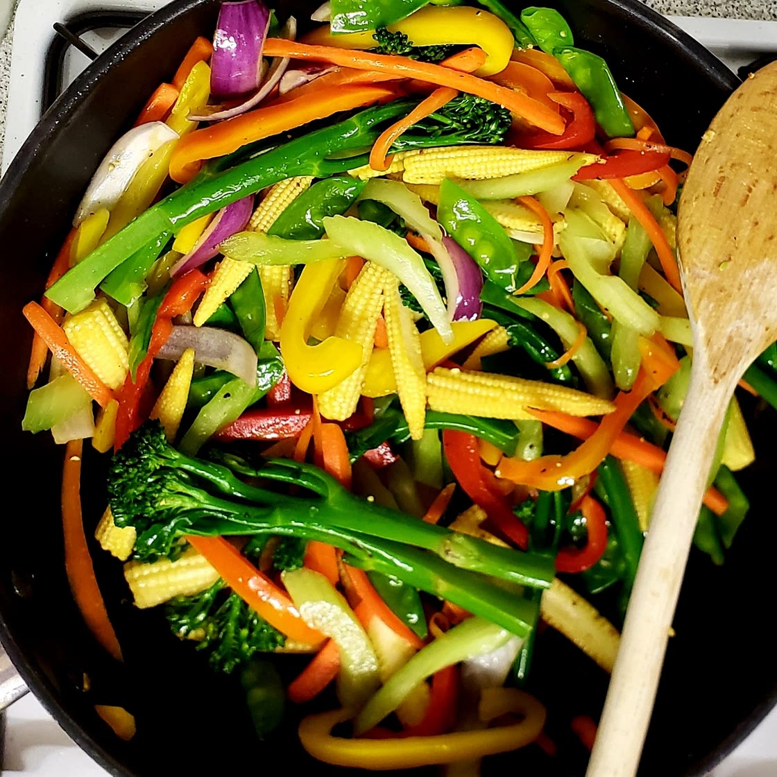 Easy vegetable stir-fry