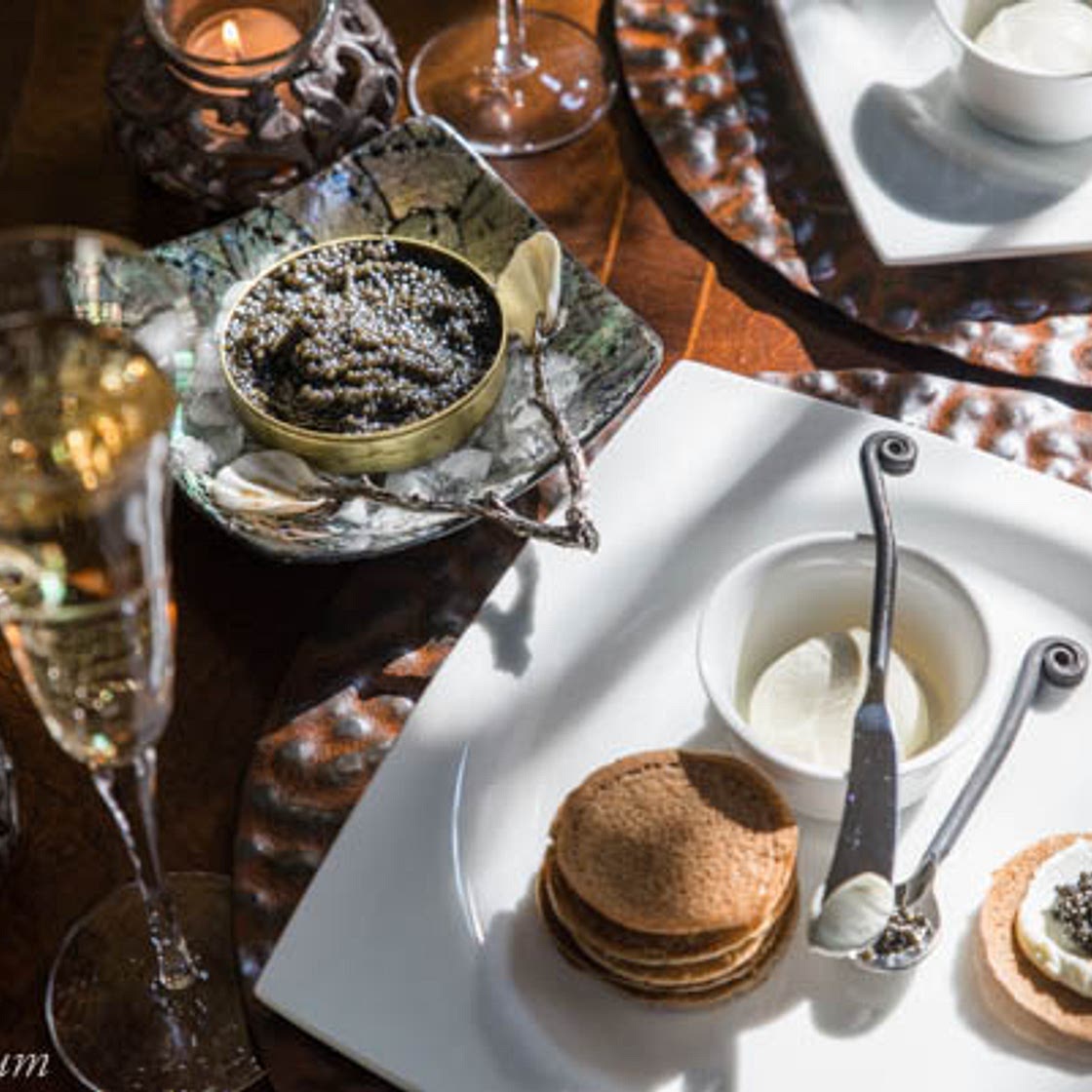 Buckwheat Blini to Serve Caviar