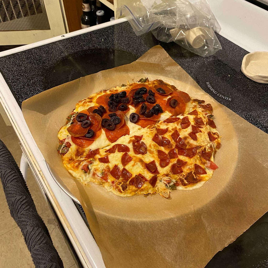 Cheese Cauliflower Crust Pizza