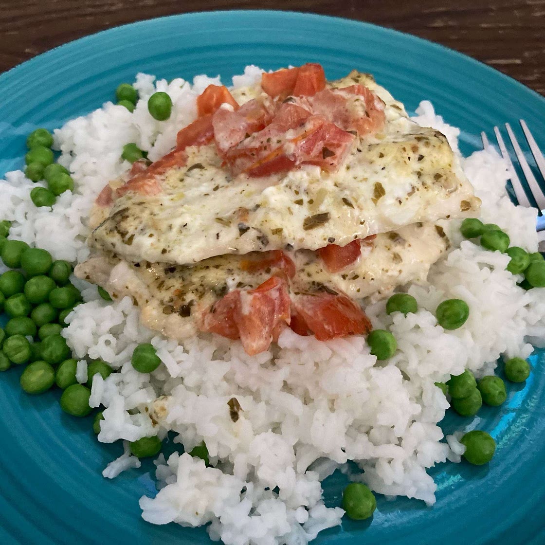 Creamy Pesto Haddock