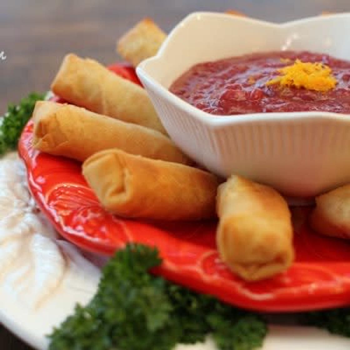 Ginger Orange Cranberry Dipping Sauce 
