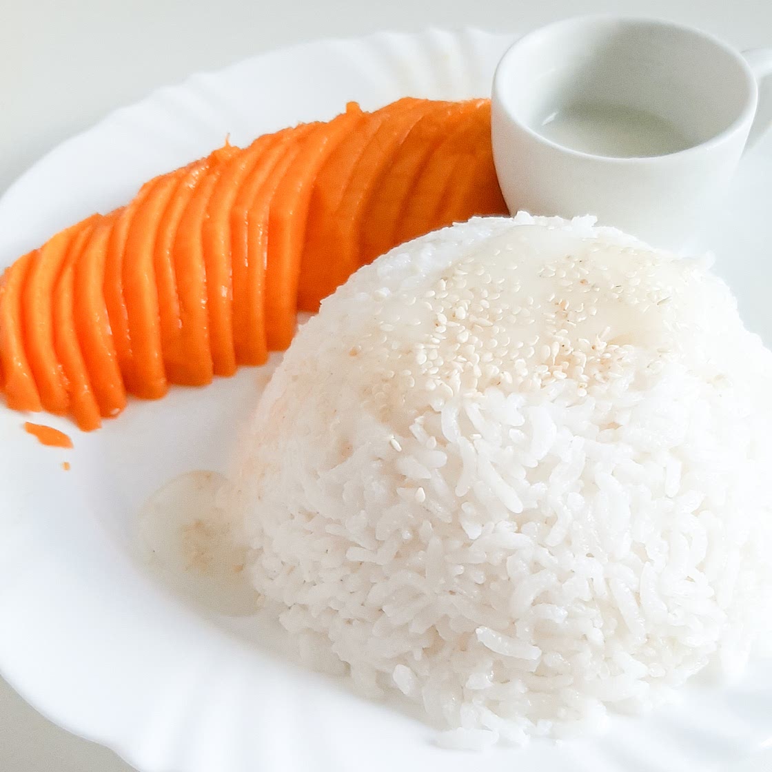 🇹🇭 Mango Sticky Rice (microwave method)