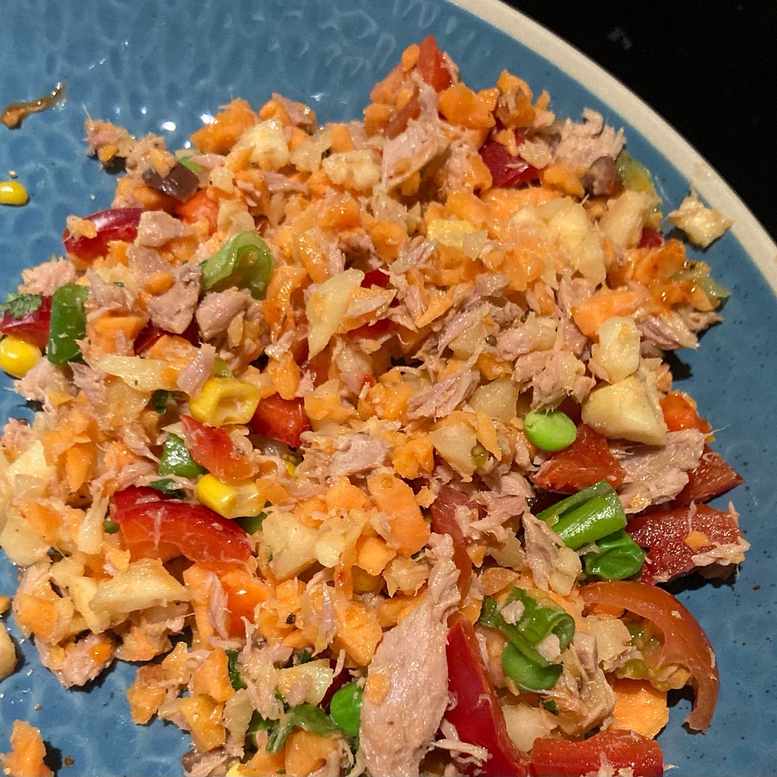 Help-yourself tuna rice salad
