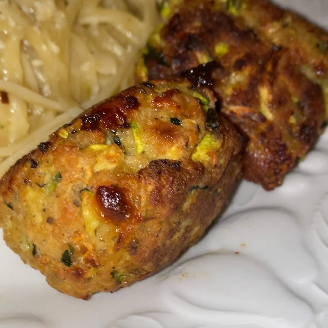 No meatballs (zucchini garlic bites) 