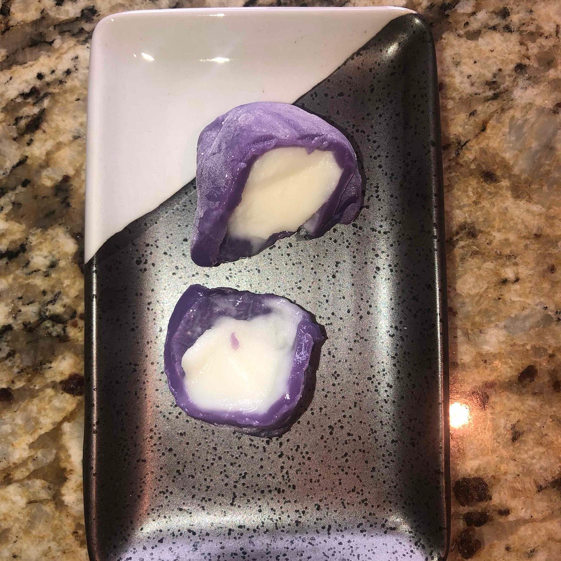 Taro Coconut Icecream Mochi
