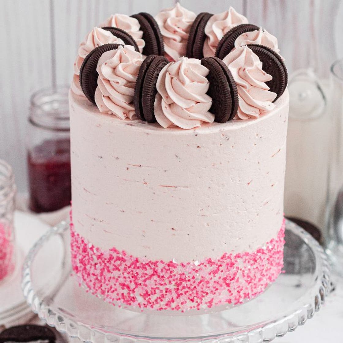 Strawberry Oreo Cake (Vegan & Gluten-Free)