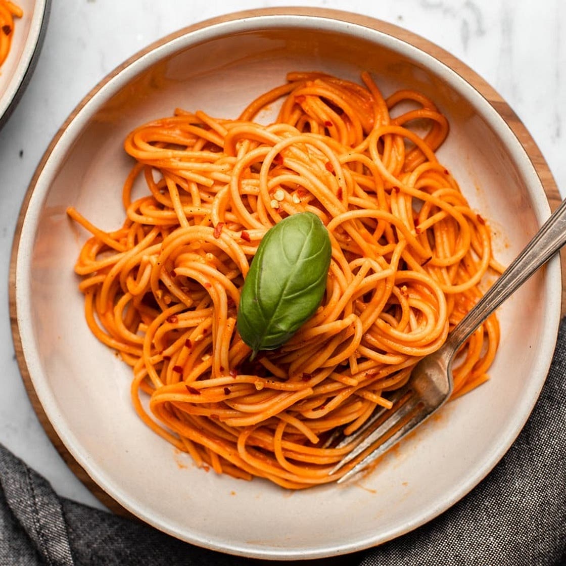 Roasted Red Pepper Pasta