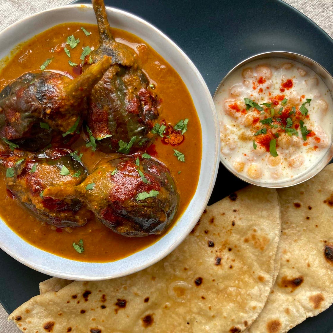 Kashmiri Khatte Baingan