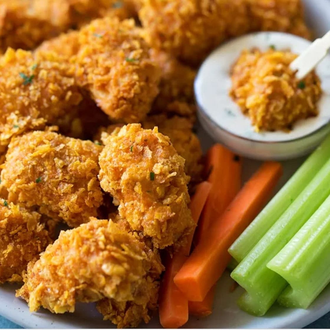 Air Fried Buffalo Chicken Nuggets