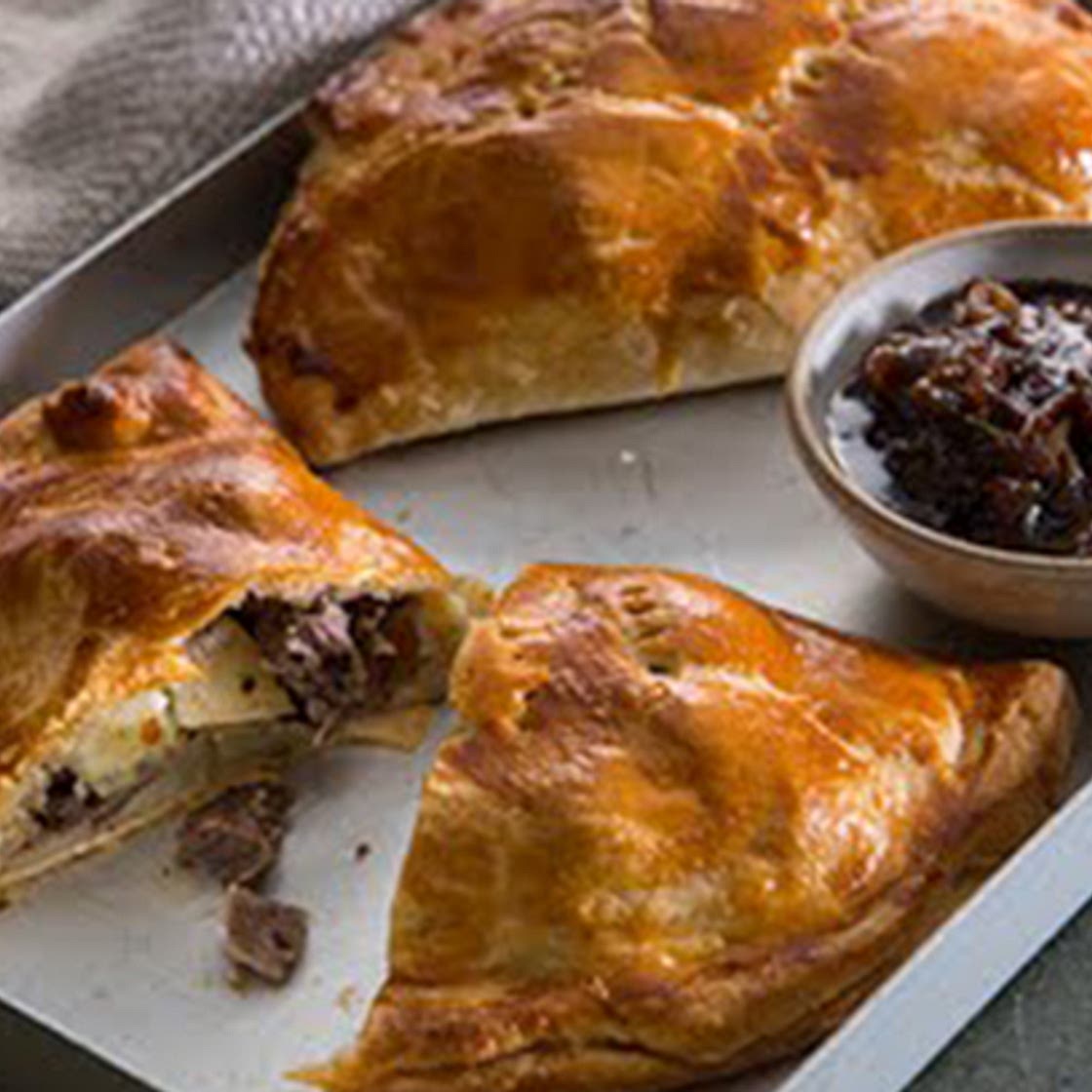 Cornish Pasties with Beer Gravy