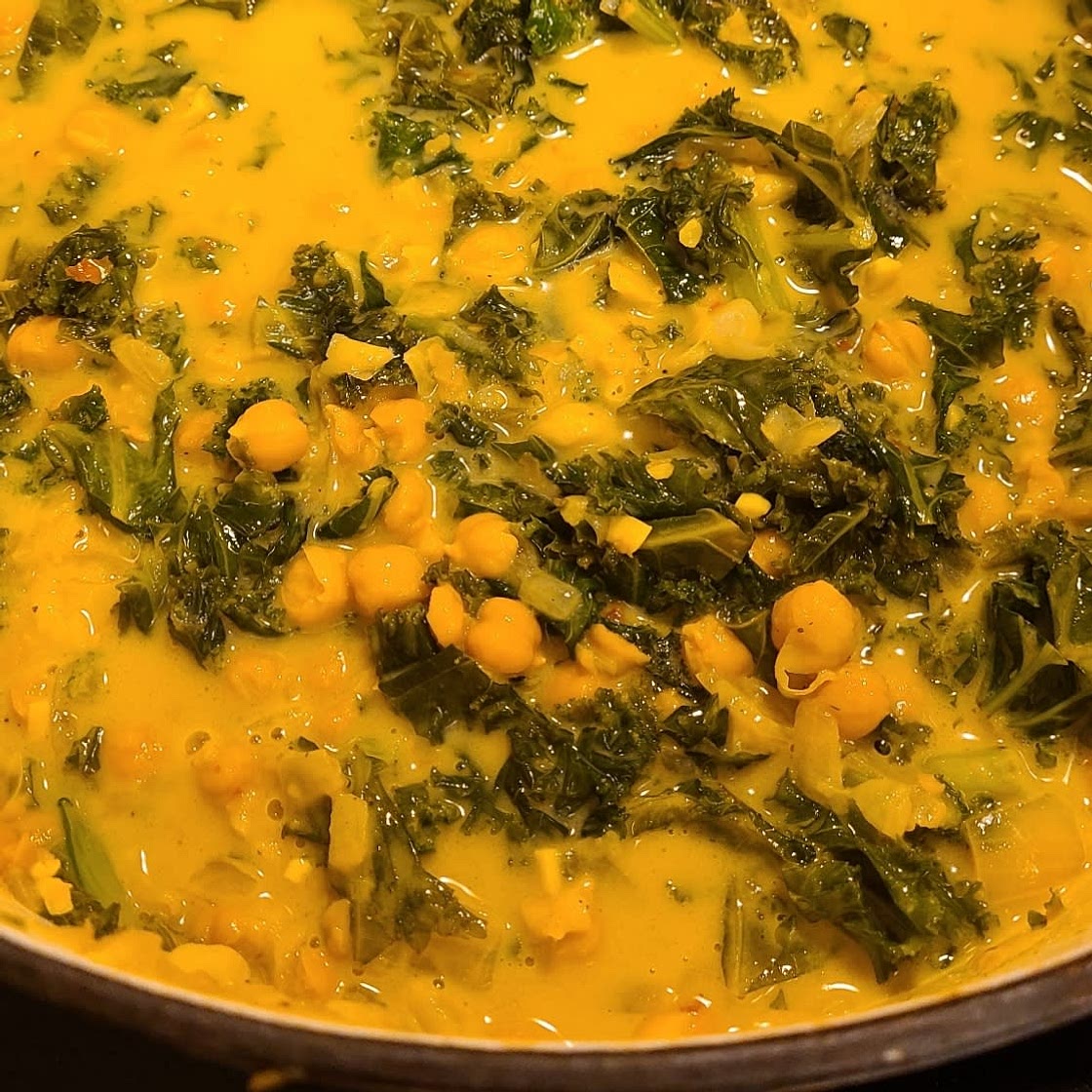 Spiced Chickpea Stew With Coconut and Turmeric